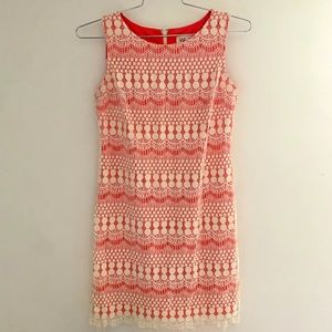 Eliza J. Sleeveless Crochet Midi Dress Size 8